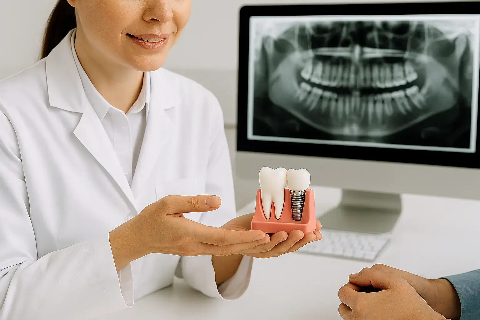 Dental implant procedure at Bourne Dental