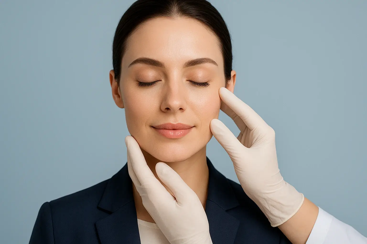 Facial aesthetics consultation at Bourne Dental